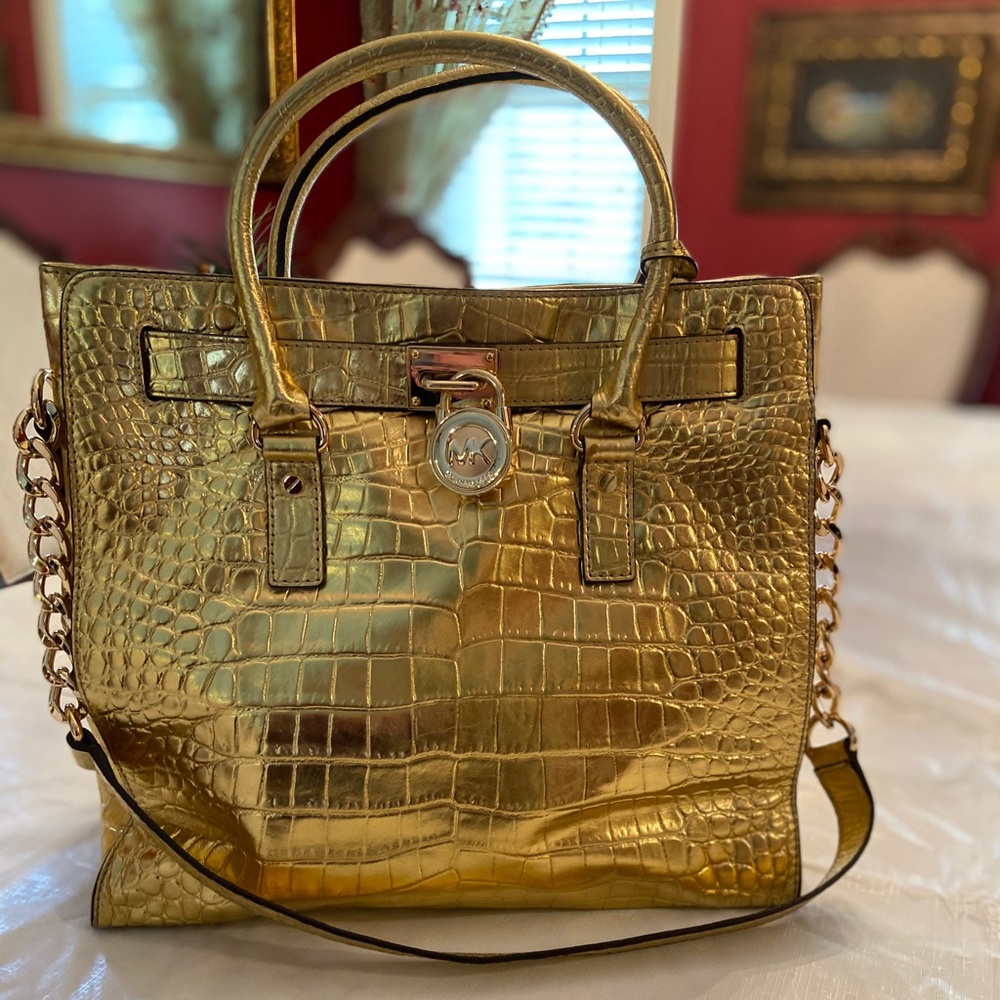 Michael Kors snakeskin Hamilton